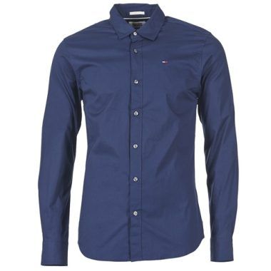 Camicia a maniche lunghe uomo Tommy Jeans TJM ORIGINAL STRETCH SHIRT Marine, realizzata in tessuto elasticizzato per una vestibilità comoda e moderna. Design casual e elegante, perfetta per ogni occasione. Acquista ora la camicia Tommy Jeans per valorizzare il tuo stile!