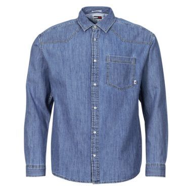 Camicia a maniche lunghe uomo Tommy Jeans TJM RLX WESTERN DENIM SHIRT Blu, ideale per un look casual e alla moda. Realizzata in denim di alta qualità, questa camicia offre comfort e stile. Perfetta per ogni occasione, da indossare con jeans o pantaloni eleganti. Aggiungi un tocco di classe al tuo guardaroba con la camicia Tommy Jeans.