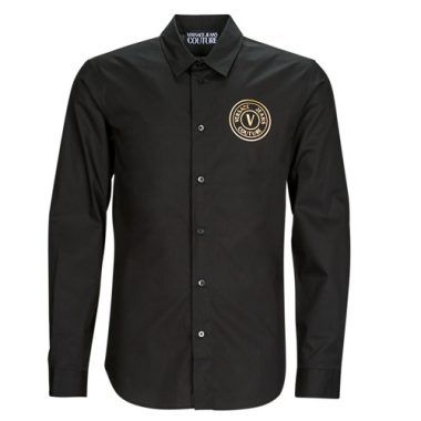 Camicia a maniche lunghe Uomo Versace Jeans Couture GALYS2 in nero, un capo elegante e di alta moda ideale per outfit casual e formali. Realizzata con materiali di qualità, questa camicia offre comfort e stile. Perfetta per occasioni speciali o per un look quotidiano alla moda. Un must-have per chi ama il design luxury di Versace Jeans Couture.