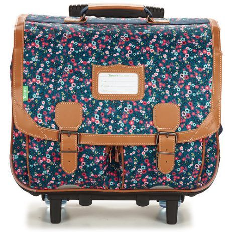 Cartella con rotelle ragazza Tann's  LOU ANN TROLLEY 41 CM  Marine Tann's 3662498005263