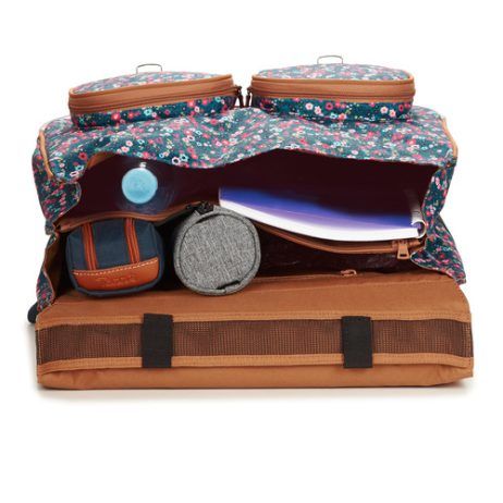 Cartella con rotelle ragazza Tann's  LOU ANN TROLLEY 41 CM  Marine Tann's 3662498005263