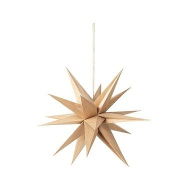 Decorazioni natalizie    DECO ETOILE 'VENUS' BOIS  Beige