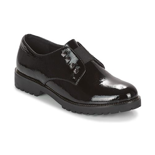 Scarpa derby nera da donna Lola Espeleta ESTAPHANIA, elegante e alla moda, ideale per ogni occasione. Design raffinato e classico, perfetta per completare outfit sia formali che casual. Scopri il comfort e lo stile di queste scarpe versatili per il tuo guardaroba.