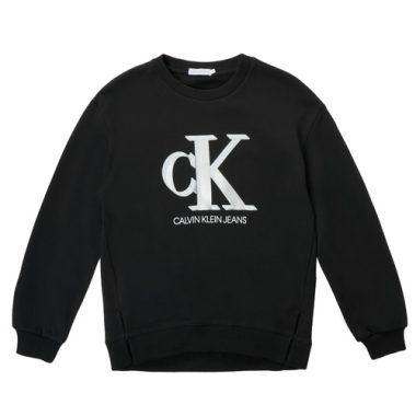 Felpa ragazza Calvin Klein Jeans modello POLLI in nero, realizzata con materiali di alta qualità per garantire comfort e stile. Questa felpa è ideale per un look casual e alla moda, perfetta per l'abbigliamento quotidiano. Scegli Calvin Klein Jeans per un outfit trendy e versatile.