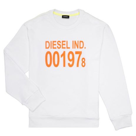 Felpa ragazza Diesel SGIRKJ3 Bianco, elegante e confortevole, perfetta per ogni occasione casual. Realizzata in materiale di alta qualità, questa felpa presenta un design moderno e trendy, ideale per le giovani fashioniste. Aggiungi un tocco di stile al tuo guardaroba con la felpa Diesel, un must-have per la stagione. Scopri la collezione e acquista ora!