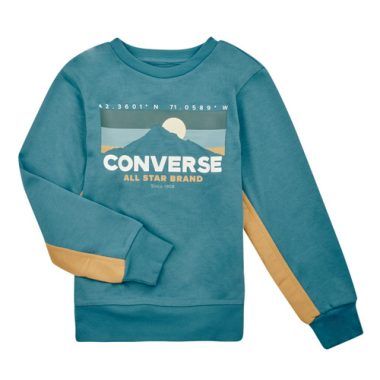 Felpa per ragazzo Converse GEAREDUPBLOCKEDFTMIXCREW di colore blu, perfetta per un look casual e alla moda. Realizzata con materiali di alta qualità, offre comfort e stile. Ideale per occasioni informali e per il tempo libero, questa felpa Converse è un must-have nella guardaroba. Acquista ora la felpa Converse GEAREDUPBLOCKEDFTMIXCREW blu per un outfit trendy e originale.