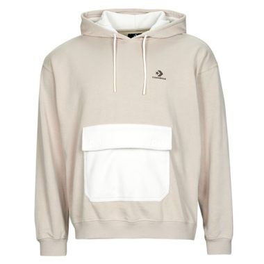 Felpa uomo Converse UTILITY POCKET PULLOVER HOODIE beige, con tasche utili e design moderno. Ideale per un look casual e versatile, perfetta per ogni stagione. Scopri il comfort e lo stile unico di questa felpa Converse, un must-have nel tuo guardaroba.