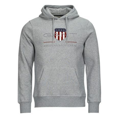 Felpa uomo Gant REG SHIELD HOODIE Grigio, ideale per un look casual e alla moda. Realizzata con materiali di alta qualità, questa felpa è perfetta per le attività all'aperto e il tempo libero. Comoda e versatile, si adatta facilmente a vari stili e occasioni. Acquista online la tua Gant REG SHIELD HOODIE Grigio per un confort senza pari!