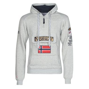 Felpa uomo Geographical Norway GYMCLASS grigio, ideale per attività sportive e tempo libero. Realizzata con materiali di alta qualità, offre comfort e stile. Perfetta per chi cerca un look trendy e casual. Disponibile nella collezione Geographical Norway.