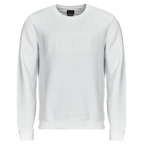 Guess BEAU CN SWEATSHIRT Bianco Felpa Uomo 72.95