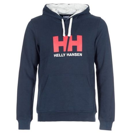 Felpa uomo Helly Hansen  HH LOGO HOODIE  Blu Helly Hansen 7040055421514