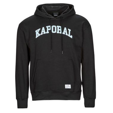 Felpa uomo Kaporal CATCH EXODE 1 nera, elegante e casual, ideale per outfit quotidiani. Realizzata con materiali di alta qualità, offre comfort e stile. Perfetta per la stagione autunnale e invernale, questa felpa è un must-have per gli amanti della moda. Disponibile online per un look trendy e moderno.