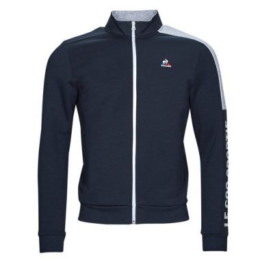 Felpa uomo Le Coq Sportif SAISON 2 FZ Sweat N°1 M Marine, caratterizzata da un design moderno e sportivo. Realizzata in morbido cotone, offre comfort e traspirabilità. Perfetta per un look casual e alla moda. Disponibile per gli appassionati di abbigliamento sportivo di alta qualità.