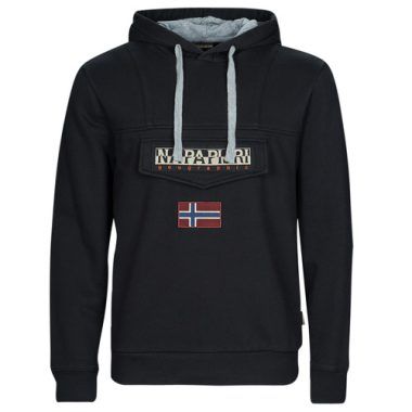 Felpa Uomo Napapijri BURGEE Nero, elegante e versatile, realizzata in cotone di alta qualità. Design moderno con logo distintivo, perfetta per outfit casual e sportivi. Acquista ora la felpa Napapijri BURGEE per un look alla moda e comfort giornaliero.
