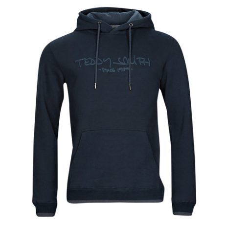 Felpa uomo Teddy Smith  SICLASS HOOY  Marine Teddy Smith 3607185428208