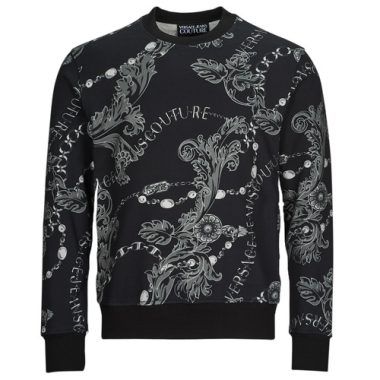 Felpa uomo Versace Jeans Couture GAI3R0 in nero, elegante e di alta qualità. Perfetta per un look casual-chic, questa felpa combina comfort e stile iconico del marchio. Disponibile per acquisto online.