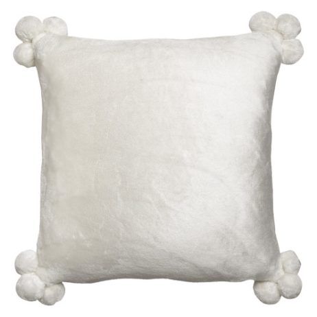 Fodere per cuscini    TENDER POMPONS  Bianco