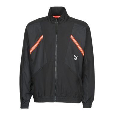 Giacca Sportiva Uomo Puma WVN JACKET Nero - Giacca elegante e funzionale, realizzata in tessuto leggero, ideale per attività sportive e casual. Design moderno con logo Puma distintivo, perfetta per l'allenamento e il tempo libero. Acquista ora la tua giacca sportiva Puma e affronta ogni sfida con stile!