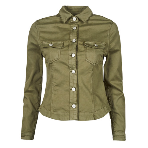 Le Temps des Cerises LILLY Kaki Veste en jean femme