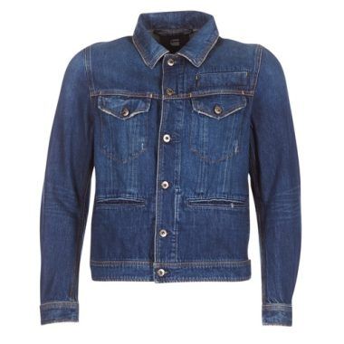 Giacca in jeans uomo G-Star Raw D-STAQ 3D DC S JKT Blu, moda uomo, giacca denim, abbigliamento casual, stile urbano, qualità G-Star Raw, perfetta per ogni occasione, giacca versatile.