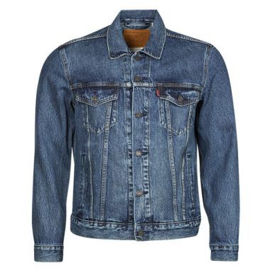Giacca in jeans uomo Levis THE TRUCKER JACKET blu, un classico intramontabile perfetto per ogni occasione. Realizzata con materiali di alta qualità, questa giacca offre stile e comfort. Acquista ora la giacca in denim Levis per un look moderno e versatile.