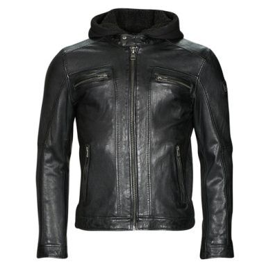 Giacca in pelle uomo Oakwood DRINK Nero, elegante e versatile, realizzata in pelle di alta qualità. Perfetta per ogni occasione, offre un look trendy e alla moda. Acquista ora per un outfit sofisticato e senza tempo.