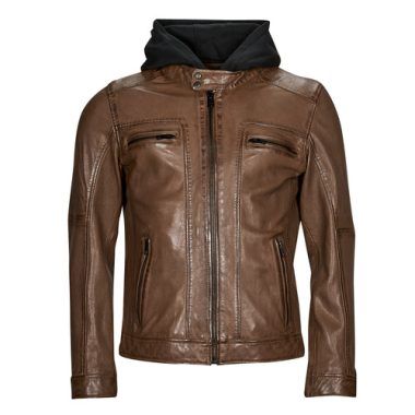 Giacca in pelle Uomo Oakwood KINGSLEY Marrone, elegante e versatile, realizzata in pelle di alta qualità, perfetta per outfit casual e formali. Scopri lo stile unico e la comodità di questa giacca, ideale per le mezze stagioni e per aggiungere un tocco di classe al tuo guardaroba. Acquista ora la giacca in pelle Oakwood KINGSLEY Marrone e rinnova il tuo look!