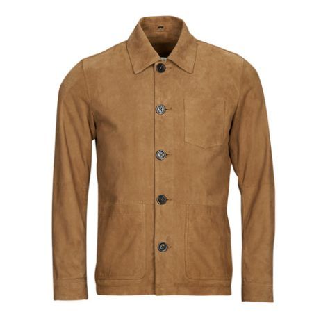 Giacca in pelle uomo Oakwood RICCARDO marrone, elegante e raffinata, ideale per ogni occasione. Realizzata in pelle di alta qualità, offre comfort e stile. Perfetta per completare un look alla moda. Disponibile in diverse taglie.