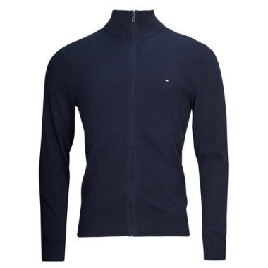 Gilet/Cardigan Uomo Tommy Hilfiger PIMA ORG CTN CASHMERE ZIP THRU Marine, elegante e versatile, realizzato in morbido cotone PIMA e cashmere. Un must-have per ogni guardaroba maschile, perfetto per look casual e raffinati. Disponibile online su Outlet Scarpe.