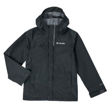 Giubbotto Columbia WATERTIGHT JACKET Nero per bambini e ragazzi, ideale per attività all'aperto e protezione dalla pioggia. Realizzato con materiali impermeabili e traspiranti, offre comfort e stile. Perfetto per escursioni, passeggiate e avventure all'aria aperta. Disponibile in diverse taglie per garantire una vestibilità ottimale.