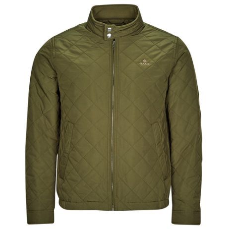 Giubbotto Gant QUILTED WINDCHEATER Kaki per uomo, ideale per l'abbigliamento outdoor. Scopri il massimo comfort e stile con questo giubbotto imbottito, perfetto per le giornate fresche. Disponibile nei migliori negozi online di giubbotti uomo.
