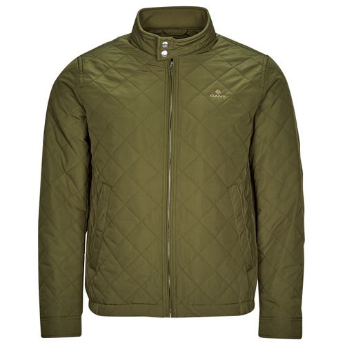 Giubbotto Gant QUILTED WINDCHEATER Kaki per uomo, ideale per l'abbigliamento outdoor. Scopri il massimo comfort e stile con questo giubbotto imbottito, perfetto per le giornate fresche. Disponibile nei migliori negozi online di giubbotti uomo.