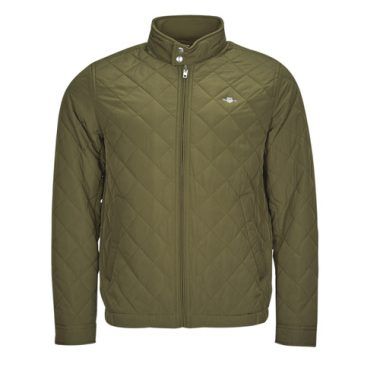 Giubbotto uomo Gant QUILTED WINDCHEATER Kaki, elegante e leggero, ideale per le mezze stagioni. Questo giubbotto offre comfort e stile, perfetto per outfit casual e sportiveggianti. Acquista ora il Gant Giubbotto QUILTED WINDCHEATER Kaki per un look alla moda e un'ottima protezione dal vento.