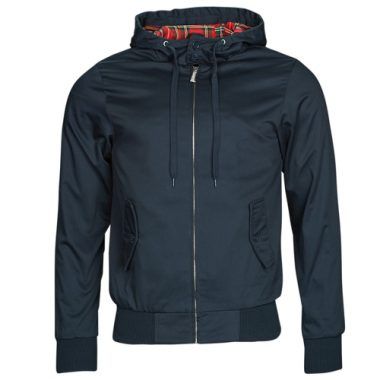 "Giubbotto Harrington HGO HOODED RECYCLED Marine per uomo, dal design elegante e moderno. Realizzato in materiale riciclato, questo giubbotto combina sostenibilità e stile, ideale per un look casual e trendy. Perfetto per la stagione fredda, offre comfort e versatilità. Scopri il giubbotto Harrington per un outfit unico e alla moda."