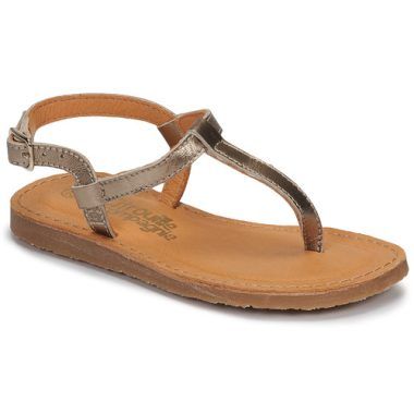 Infradito bambina ragazza Citrouille et Compagnie MIZZA Oro, eleganti e comode, ideali per l'estate. Perfette per completare ogni outfit estivo con stile, queste infradito sono progettate per garantire comfort e resistenza. Acquista ora le infradito Citrouille et Compagnie per un'esperienza di moda unica e alla moda per tua figlia.