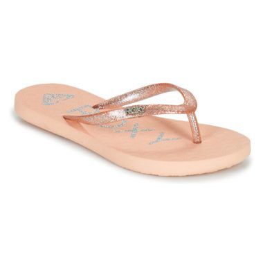 Infradito Roxy per bambina e ragazza RG VIVA SPARKLE in color rosa, ideale per l'estate. Design alla moda e confortevole, perfetto per la spiaggia o il tempo libero. Scarpe estive trendy per giovani, offrono un tocco di stile e praticità.