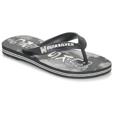 Infradito Quiksilver per bambino ragazzo, modello MOLOKAI ACID DROP YOUTH in colore nero. Perfette per l'estate, queste infradito offrono comfort e stile per le avventure all'aperto. Ideali per mare e piscina, assicurano una calzata comoda e sicura. Scegli Quiksilver per qualità e design accattivante.