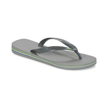 Infradito uomo Havaianas BRASIL Grigio - moda estiva, comfort e stile. Acquista le iconiche infradito Havaianas BRASIL in elegante grigio, perfette per spiaggia e tempo libero. Design resistente e suola antiscivolo per un'ottima aderenza.