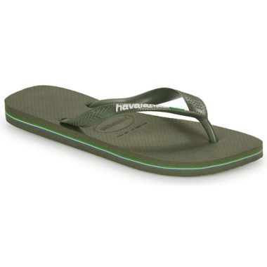 Infradito uomo Havaianas BRASIL LOGO Kaki, comfort e stile estivo. Queste infradito sono perfette per le giornate calde, offrendo un design iconico e una vestibilità comoda. Realizzate in materiale di alta qualità, sono ideali per la spiaggia o per il tempo libero. Acquista ora le Havaianas BRASIL LOGO Kaki per un look casual e alla moda.