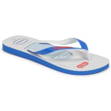 Infradito Uomo Havaianas STARS WARS Bianco con design ispirato alla famosa saga, perfette per l'estate. Comfort e stile uniti in queste ciabatte leggere, ideali per spiaggia e tempo libero. Acquista ora le Havaianas STARS WARS Bianco e porta un tocco di avventura nel tuo guardaroba!