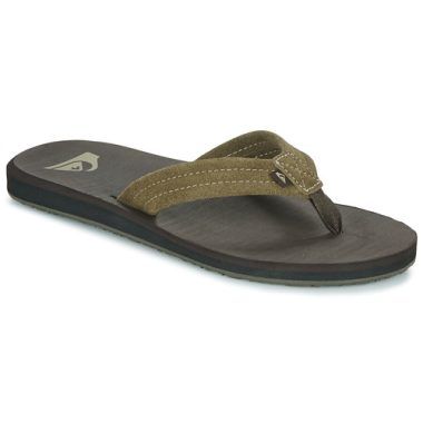 Infradito uomo Quiksilver  CARVER SUEDE CORE  Kaki Quiksilver 3613378341537