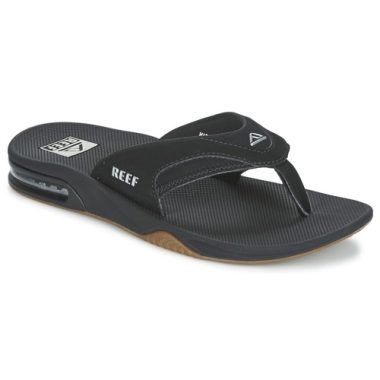 Infradito uomo Reef FANNING Nero, eleganti e comode, ideali per l'estate. Design moderno e resistente, perfette per il mare e le attività all'aperto. Outlet Scarpe Online per acquisti conveniente e stile.