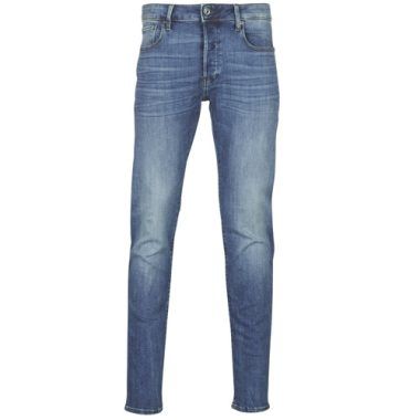 Jeans Slim Uomo G-Star Raw 3301 SLIM Blu - Eleganti e moderni, questi jeans slim fit offrono comfort e stile. Ideali per un look casual-chic, sono perfetti per ogni occasione. Scopri la qualità e il design distintivo di G-Star Raw e completa il tuo guardaroba con questi jeans must-have.
