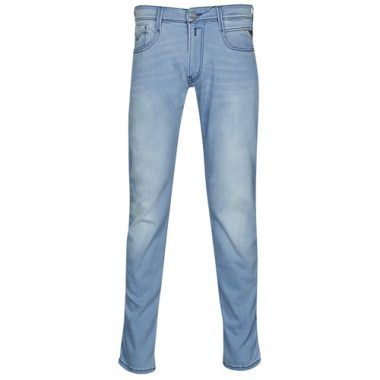 Jeans Slim Uomo Replay ANBASS Blu, moda casual, pantaloni di alta qualità, jeans morbidi e confortevoli, vestibilità slim, versatile per ogni occasione, brand rinomato Replay, stile moderno e alla moda, jeans per uomo, perfetti per outfit eleganti e informali. Acquista ora i tuoi Replay ANBASS Blu!