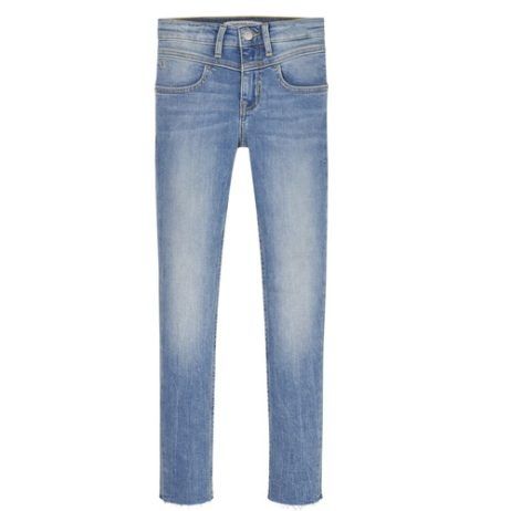 Jeans skinny ragazza Calvin Klein Jeans SOLILA Blu, eleganti e alla moda, perfetti per ogni occasione. Realizzati con materiali di alta qualità per garantire comfort e stile. Disponibili in blu, questi jeans si adattano perfettamente a qualsiasi outfit. Scopri il look trendy e versatile con i jeans Calvin Klein!