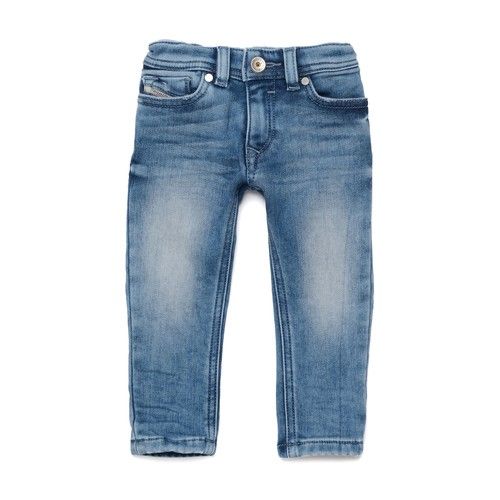 Jeans skinny ragazzo Diesel SLEENKER Blu, design moderno e alla moda, perfetti per un look casual e trendy. Realizzati in denim di alta qualità, questi jeans offrono comfort e vestibilità ottimale. Ideali per l'abbigliamento quotidiano, si abbinano facilmente a diverse magliette e scarpe. Acquista ora i Diesel Jeans skinny SLEENKER Blu per un guardaroba versatile e stiloso!