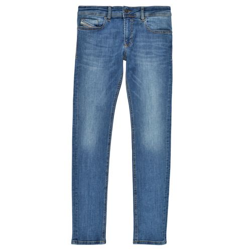 Jeans skinny ragazzo Diesel SLEENKER blu, dal design moderno e alla moda, perfetti per un look casual e trendy. Questi jeans sono realizzati con materiali di alta qualità per garantire comfort e durata. Ideali per ogni occasione, versatile e facilmente abbinabili. Acquista i migliori jeans per ragazzi Diesel SLEENKER blu per completare il tuo guardaroba.