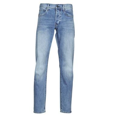 Jeans uomo G-Star Raw 3301 Regular Tapered Blu, stilosi e versatili, ideali per ogni occasione. Questi jeans presentano una vestibilità regolare e tapered, realizzati in denim di alta qualità per garantire comfort e durata. Perfetti da abbinare a t-shirt o camicie per un look casual da giorno o serale. Acquista i G-Star Raw 3301 per un look moderno e alla moda!