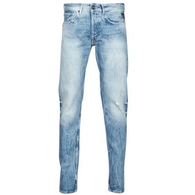 Jeans uomo Replay WIKKBI blu in denim di alta qualità, con vestibilità moderna e dettagli distintivi. Ideali per un look casual e trendy, perfetti da abbinare con sneakers o stivaletti. Acquista i jeans Replay WIKKBI blu per uno stile unico e alla moda.