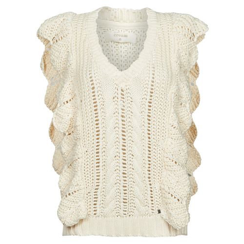 Cream ANNOLINA KNIT SLOPOVER Bianco Maglione Donna 1 Maglione ANNOLINA KNIT SLOPOVER Bianco